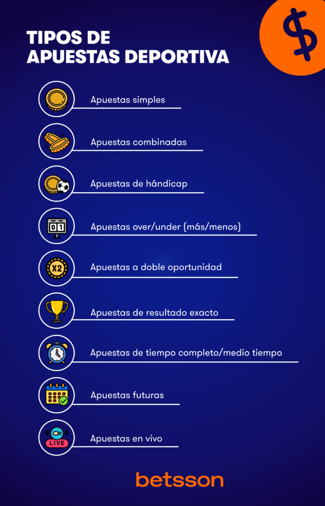 tipos apuestas deportivas
