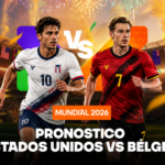 Pronóstico Estados Unidos vs Bélgica: análisis de los octavos de final del Mundial 2026